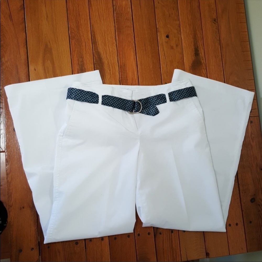 LOFT Ann white trousers